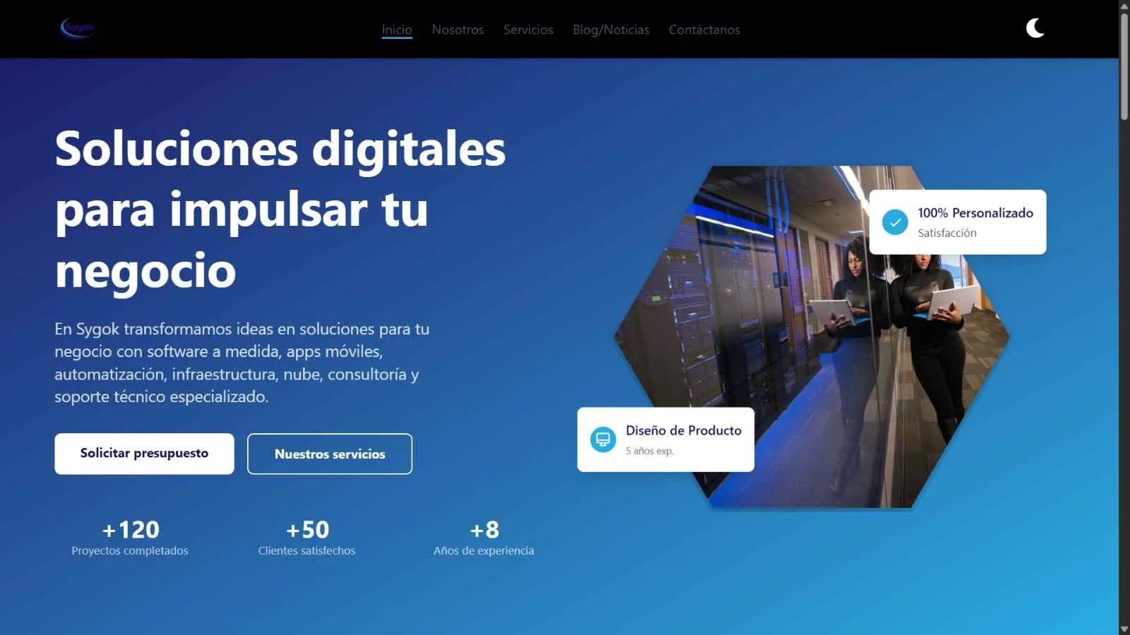 Sygok (Landing Page)